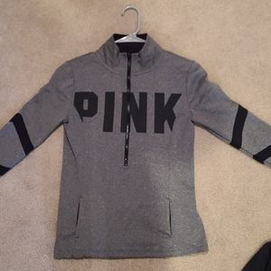 Pink half zip. In Euc
